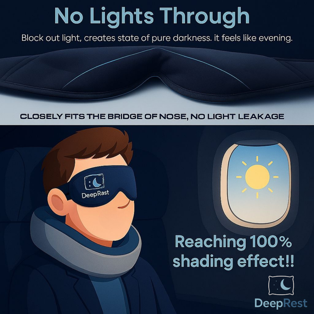 DeepRest-Wireless Call Stereo Music Blackout Sleep Eye Mask