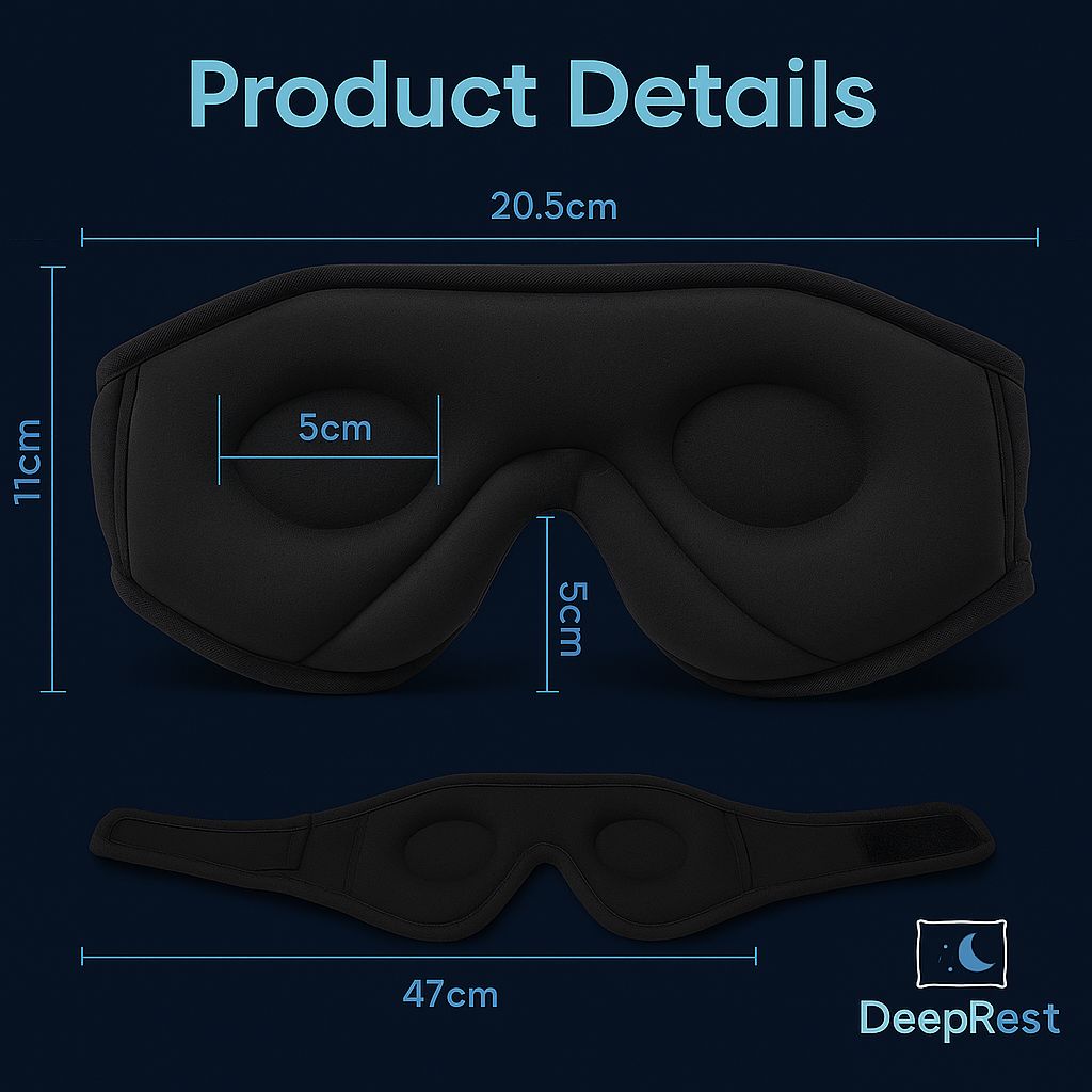 DeepRest-Wireless Call Stereo Music Blackout Sleep Eye Mask